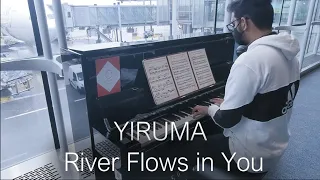 Yiruma - River Flows in You - Paris Charles de Gaulle Airport - Piano Cover
