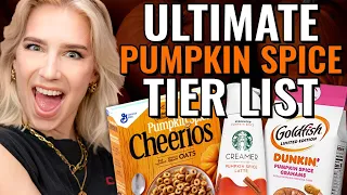 We Rank Everything Pumpkin Spice LIVE