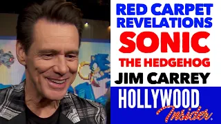 'SONIC THE HEDGEHOG' Red Carpet Revelations Jim Carrey, James Marsden - Hollywood Insider