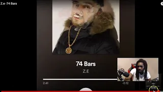 Z.e - 74 Bars (Swedish Rap Reaction)😱🔥🔥🔥 (FULL BREAKDOWN)