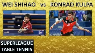 Wei Shihao vs Konrad Kulpa [Table Tennis Full HD] #lottosuperliga