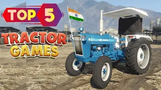 Top 5 Tractor Games In Android | Best Tractor Games For Android 2024 | Top 5 Open World Tractor Game