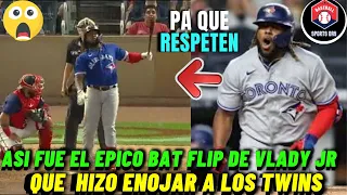 Así fue el ÉPICO PERREO de VLADÍMIR GUERRERO JR que hizo ENOJAR a los TWINS y MIRA que PASO | MLB