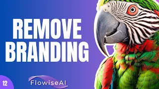 Flowise AI Tutorial #12 - How To REMOVE the Flowise Branding from the Chat Window