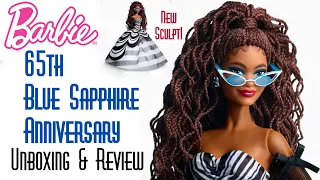 💠 BARBIE 65TH BLUE SAPPHIRE ANNIVERSARY BRUNETTE DOLL 👑 ECW 🌎 UNBOXING & REVIEW