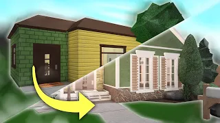 i renovated the starter house in bloxburg