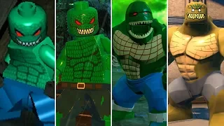 Killer Croc Evolution in LEGO DC Videogames