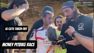 Tomahawk minimoto Pitbike race (AJ Catanzaro) has beef Moto 1's