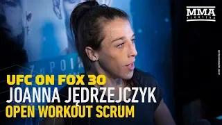 UFC on FOX 30: Joanna Jedrzejczyk Open Workout Scrum - MMA Fighting