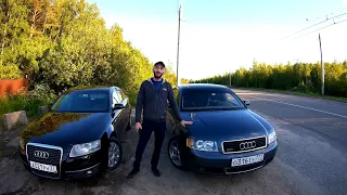 Гонка audi a6 vs audi a4 quattro