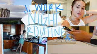 *REALISTIC* WORK NIGHT ROUTINE: full time job + content creator