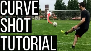 Soccer Curve Shot Technique | Whip The Ball Into The Corner