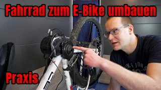 Umbau vom Fahrrad zum E-Bike / Pedelec mit Bafang Motor 🚴🔧 - Praxis