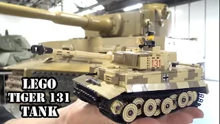 LEGO WWII Tiger 131 Tank Meets a Real Tiger 131!