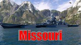 Meet The Missouri! Tier 7 US Battleship (World of Warships Legends Xbox Series X )4k