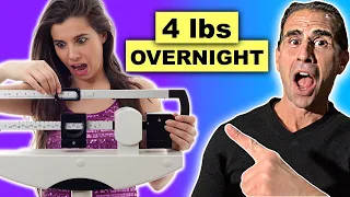 Why You Gained Weight Overnight and How To LOSE IT FAST!