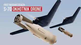 Alert!! First serial stealth S-70 Okhotnik drone is coming in this year, Russia says