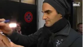 2010 Basel Roger Federer Arrived For Match