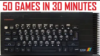 50 Sinclair ZX Spectrum 128K Games In Under 30 Minutes