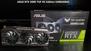 NVIDIA RTX 3090 ASUS TUF OC Edition 24GB Graphics Card Unboxing