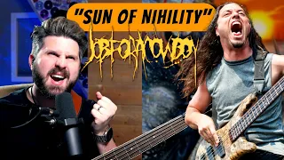 Bass Teacher REACTS: Job For A Cowboy “SUN OF NIHILITY” Has the BUSIEST Bass Lines in Death Metal!