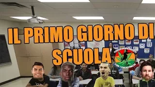 I calciatori tornano a scuola: IL PRIMO GIORNO| #DOPPIAGGICOATTI |