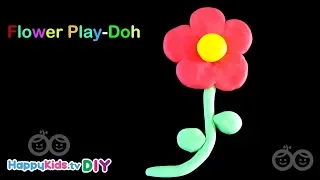 Flower Play Doh | PlayDough Crafts | Kid's Crafts and Activities | Happykids DIY
