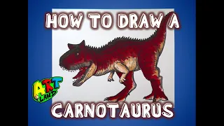 How to Draw a CARNOTAURUS