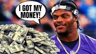 Lamar Jackson Gets PAID | Highest Paid Player In NFL HISTORY After Public Battle With Ravens