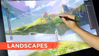 Top 5 Tips for Painting Environments & Landscapes!