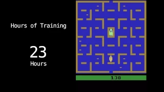 Google Deepmind DQN plays Atari Pacman