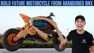 I Built a Futuristic Motorcycle From an Abandoned Bike