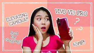 UNBOXING VIVO V15 PRO + Quick Camera test ( New Elevating Front Camera ) | Best Phone for vlogging?