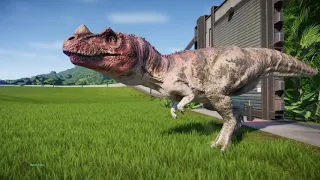 Все хищные динозавры в игре Jurassic world  evolution
