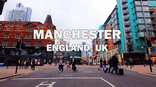 Manchester, England, UK - Driving Tour 4K