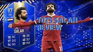 TOTS SALAH (97) IN DEPTH PLAYER REVIEW (FIFA 19 ULTIMATE TEAM)