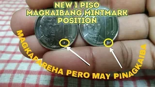 New 1 Piso Different Mintmark Position