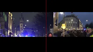 Hamburg 4.12.2021 Demo "wir lassen uns nicht spalten" (UT)