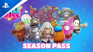 Fall Guys - 'Free For All' Season Pass Trailer | PS5 & PS4 Games