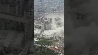 Drone video shows massive destruction from Turkey earthquake