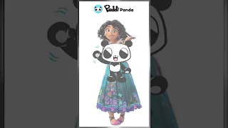 2022's Most Viewed Puddi Panda Cosplay: Encanto Cosplay 🐼🦋 #shorts #encanto #mirabel #puddipanda