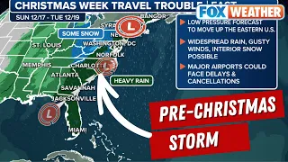 Monster Pre-Christmas Storm Set To Pound East Coast With Heavy Rain, Strong Winds, Snow