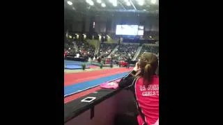 Katelyn Ohashi on the Balance Beam at the 2012 Woga Classic