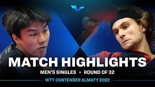 An Jaehyun vs Cristian Pletea | MS | WTT Contender Almaty 2022 (R32)