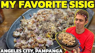SIZZLING PORK SISIG! My Philippines Favorite In Angeles City (BecomingFilipino Vlog)