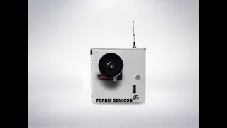 Wireless long range remote controller alarm siren, FORBIX SEMICON, 2-3Kms RF transmitter