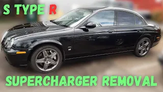 How to remove your supercharger - Time for more power in the S Type R!