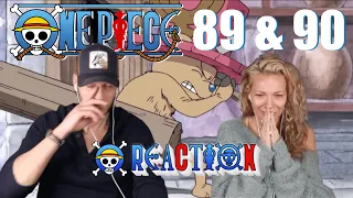 ONE PIECE eps. 89 & 90 REACTION |  CHOPPER joins the Straw Hats | REUPLOAD |