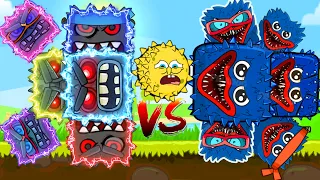 RED BALL 4: EVIL SPONGEBOB BALL & 5 THUNDER BOSSES COMPLETE ALL LEVELS FROM 1 - 75 FULL WALKTHROUGH