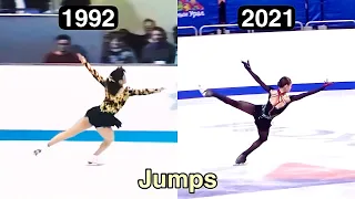 Figure Skating Jumps - two decades apart (part 2)